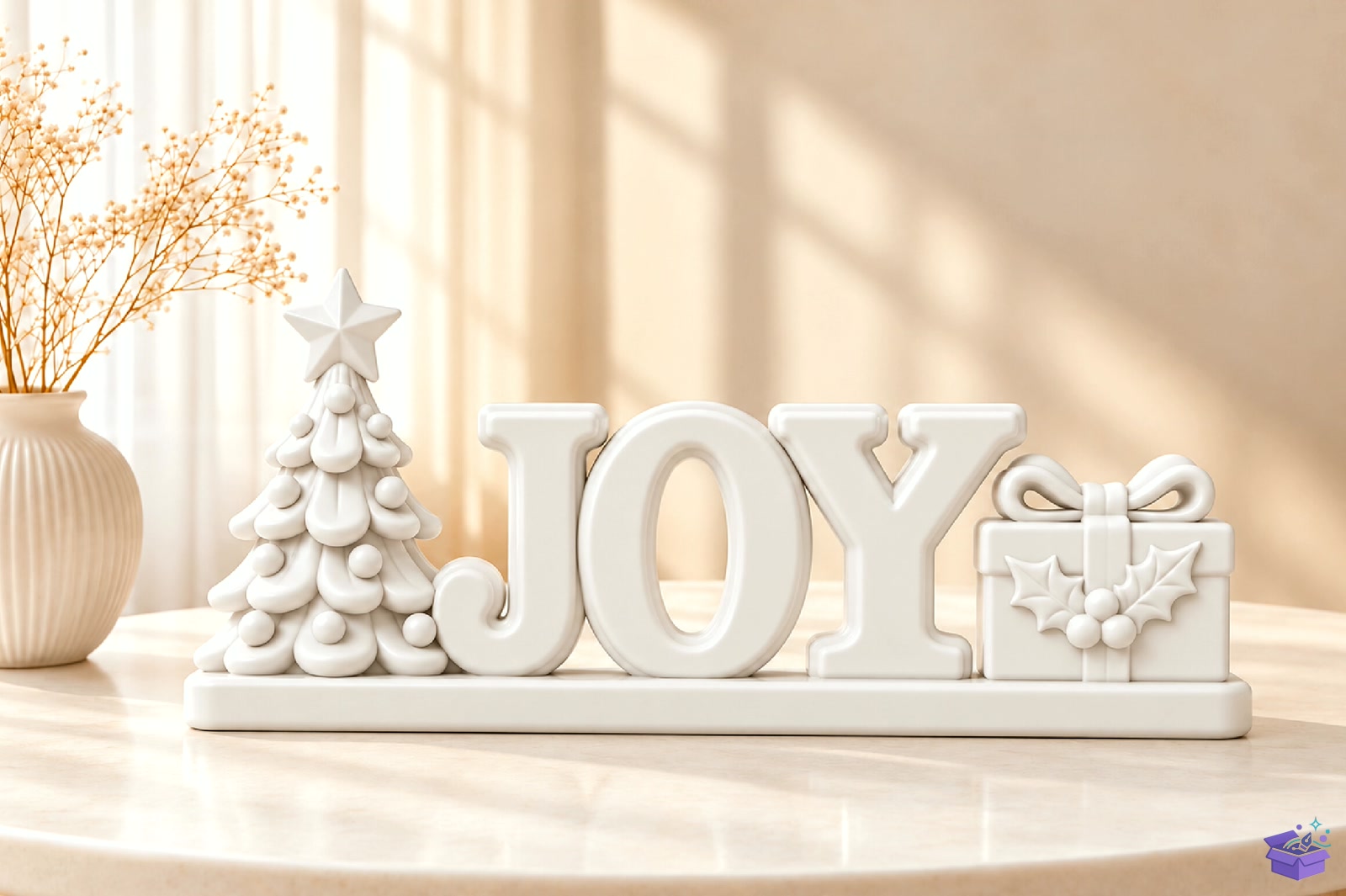 Yılbaşı Joy Decor STL 3D Baskı - 3D Baskı ve Model Dosyası (STL, OBJ, 3MF) - detaylı önizleme 2