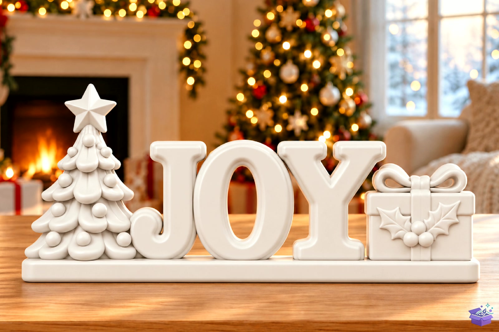 Yılbaşı Joy Decor STL 3D Baskı - 3D Baskı ve Model Dosyası (STL, OBJ, 3MF) - detaylı önizleme 4
