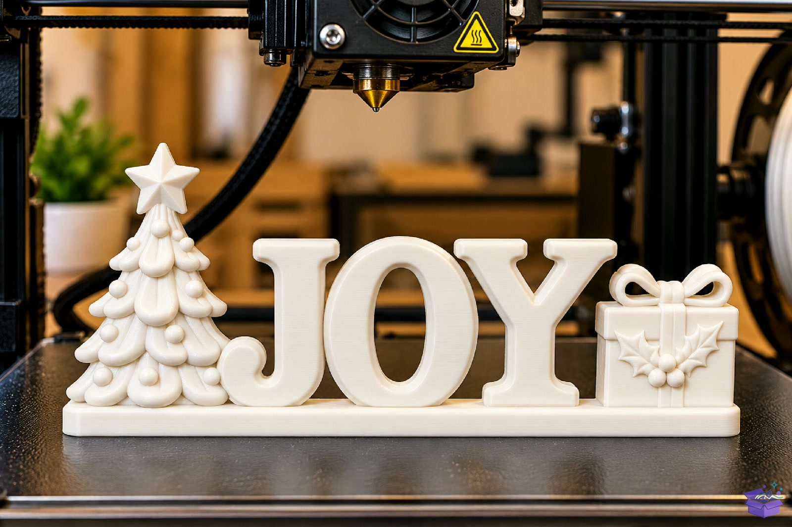 Yılbaşı Joy Decor STL 3D Baskı - 3D Baskı ve Model Dosyası (STL, OBJ, 3MF) - detaylı önizleme 5