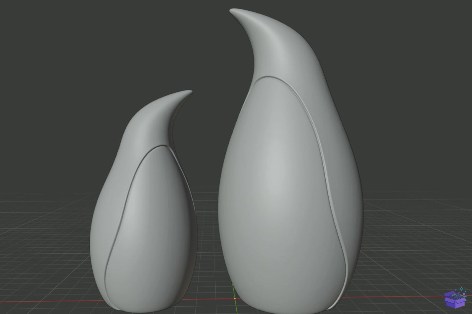 Minimalist Penguin 3D Baskı STL - 3D Baskı ve Model Dosyası (STL, OBJ, 3MF) - detaylı önizleme 6