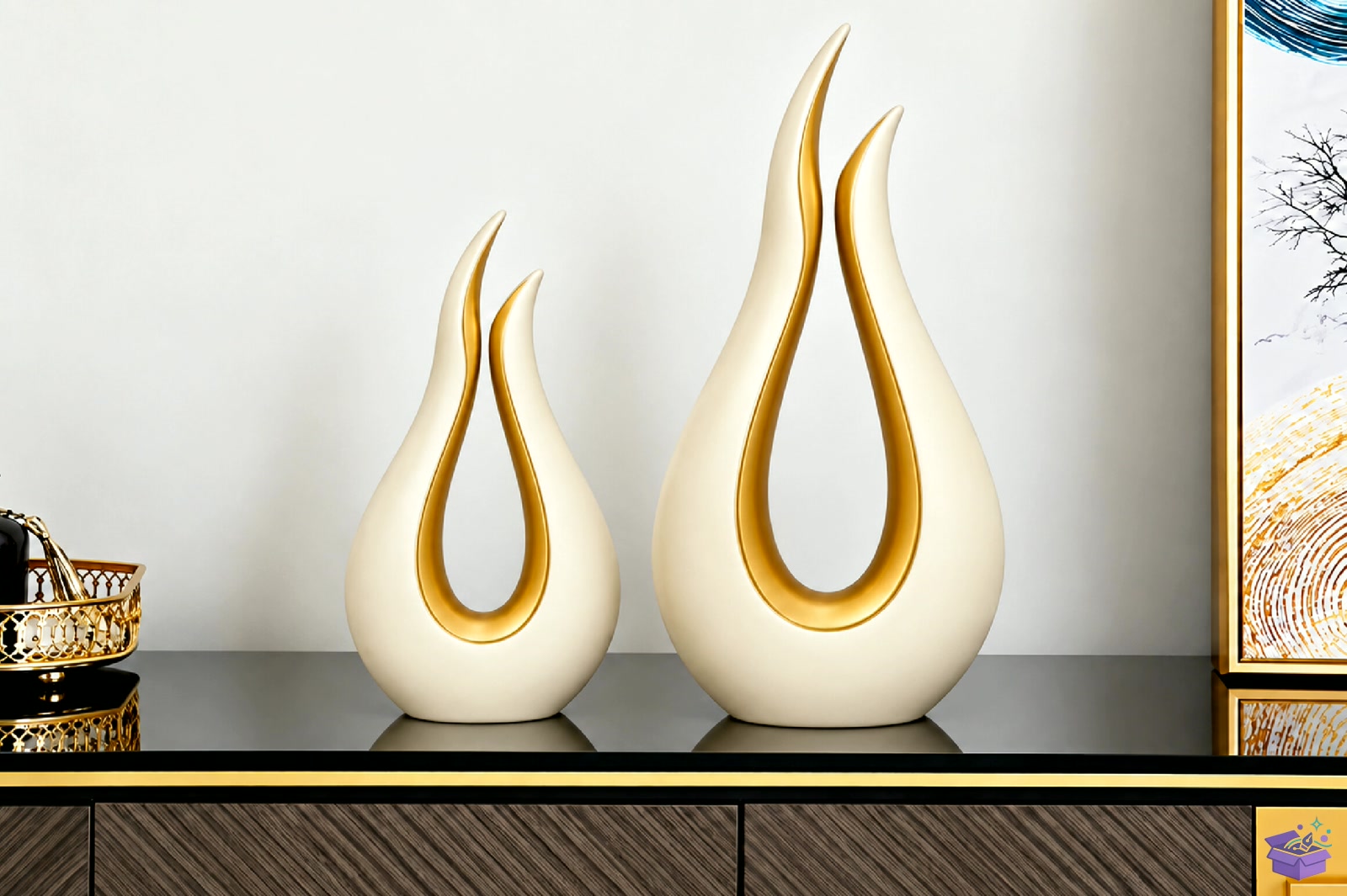 Elegant Flame Vazo Tasarımı 3D STL - 3D Baskı ve Model Dosyası (STL, OBJ, 3MF) - detaylı önizleme 3