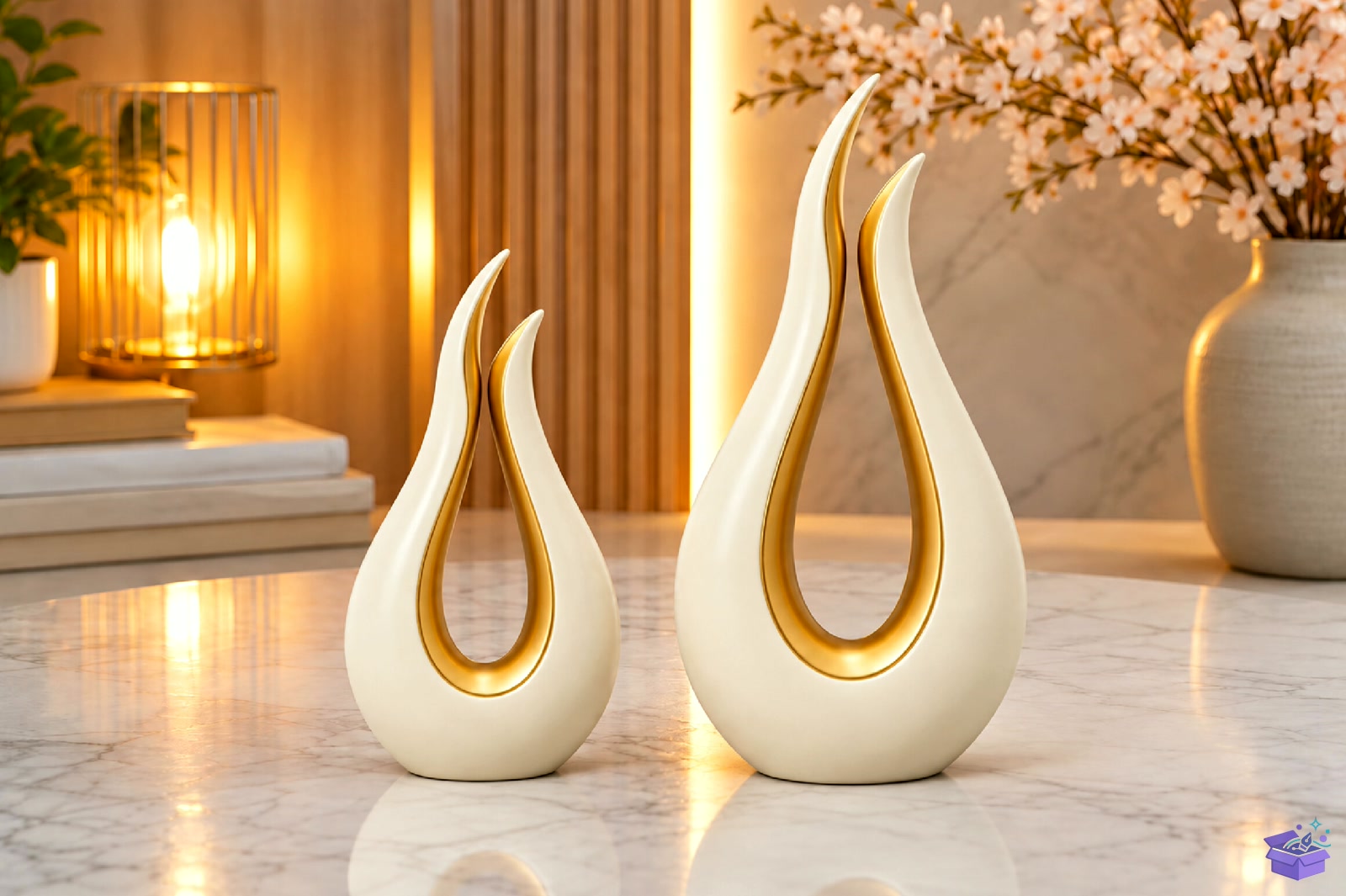Elegant Flame Vazo Tasarımı 3D STL - 3D Baskı ve Model Dosyası (STL, OBJ, 3MF) - detaylı önizleme 4