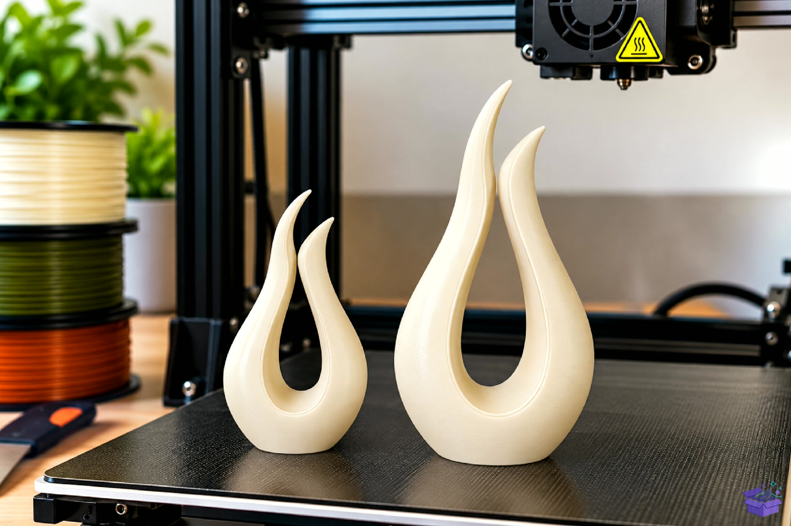 Elegant Flame Vazo Tasarımı 3D STL - 3D Baskı ve Model Dosyası (STL, OBJ, 3MF) - detaylı önizleme 5