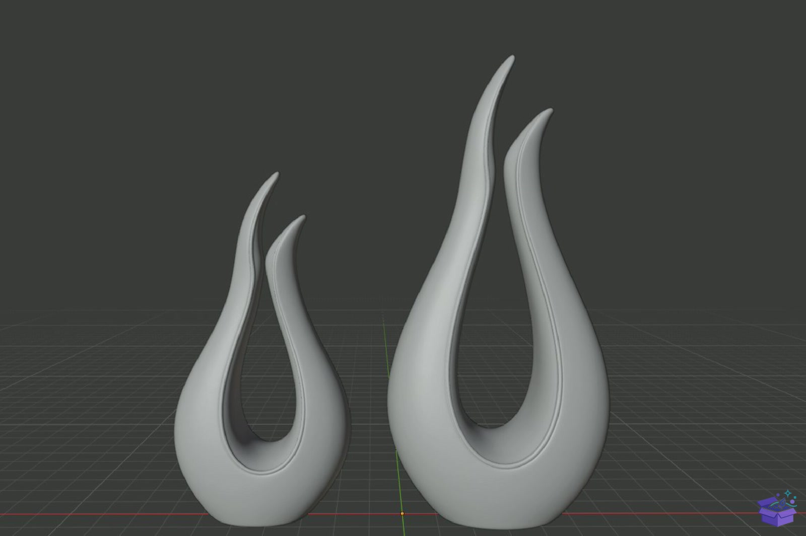 Elegant Flame Vazo Tasarımı 3D STL - 3D Baskı ve Model Dosyası (STL, OBJ, 3MF) - detaylı önizleme 6