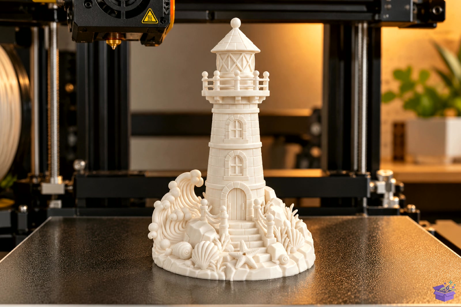 Coastal Lighthouse Diorama 3D Baskı STL - 3D Baskı ve Model Dosyası (STL, OBJ, 3MF) - detaylı önizleme 5