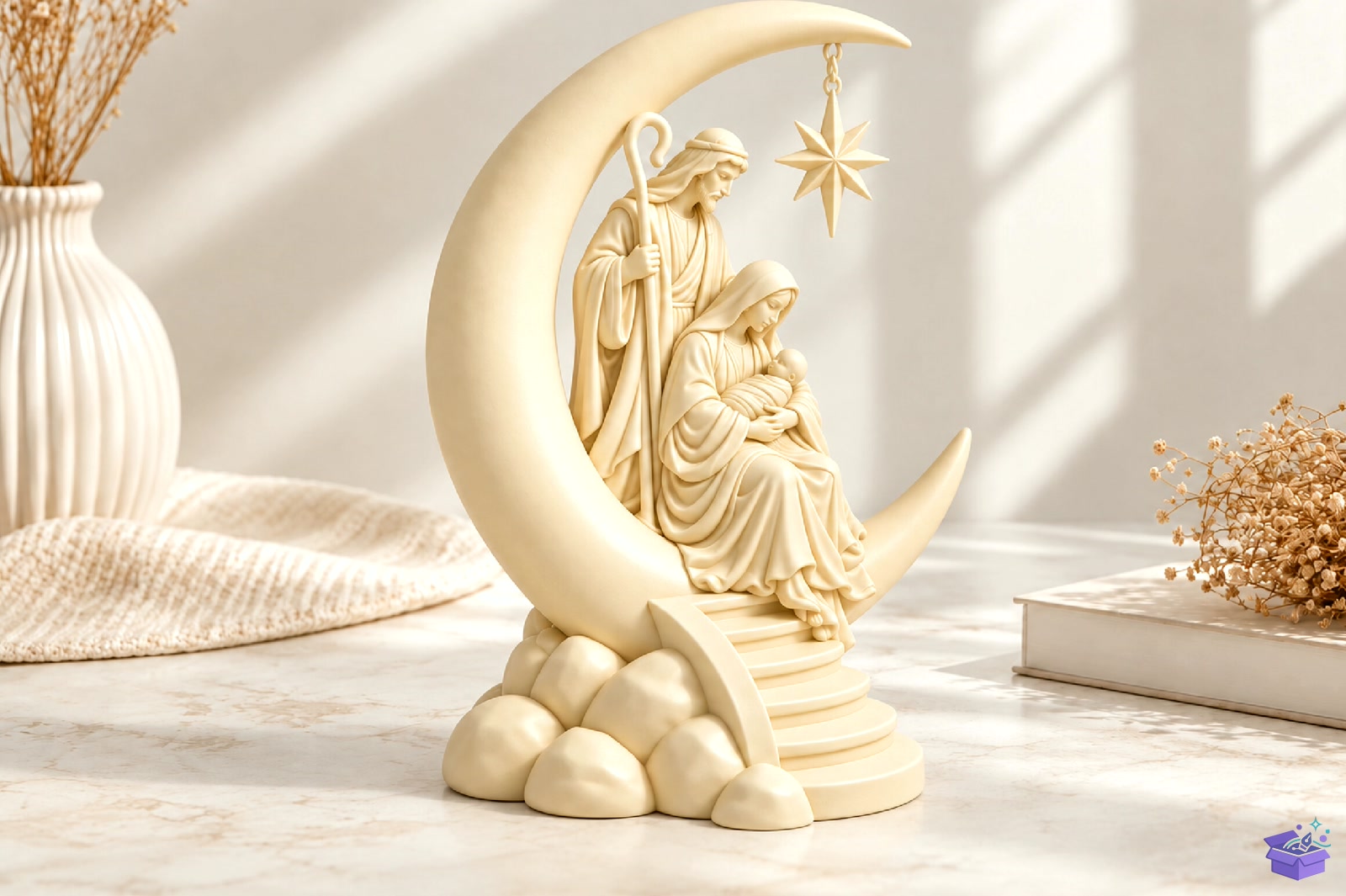 Yılbaşı Holy Family 3D Baskı STL - 3D Baskı ve Model Dosyası (STL, OBJ, 3MF) - detaylı önizleme 2