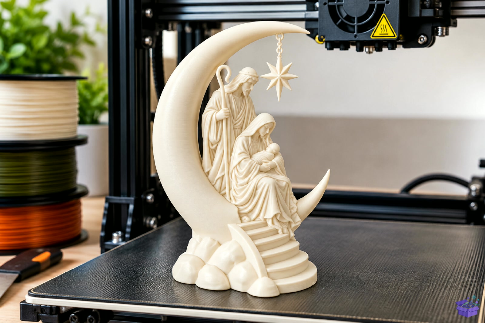 Yılbaşı Holy Family 3D Baskı STL - 3D Baskı ve Model Dosyası (STL, OBJ, 3MF) - detaylı önizleme 5