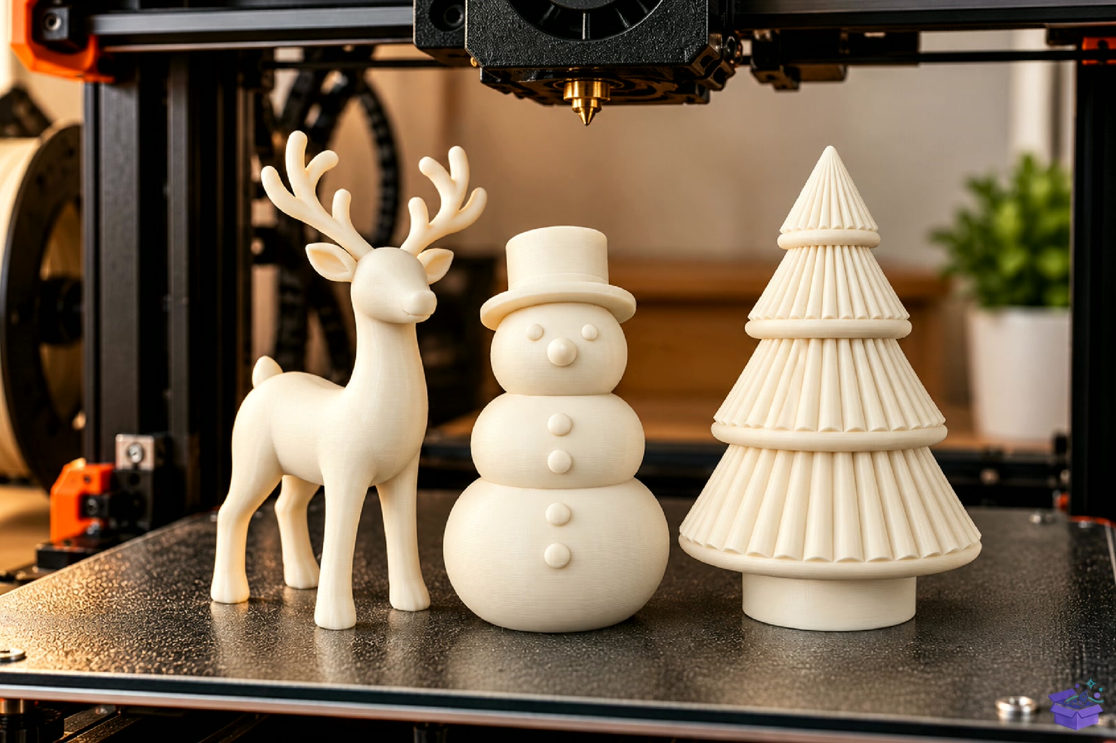 Yılbaşı Ren Geyiği Snowman Ağaç STL - 3D Baskı ve Model Dosyası (STL, OBJ, 3MF) - detaylı önizleme 5