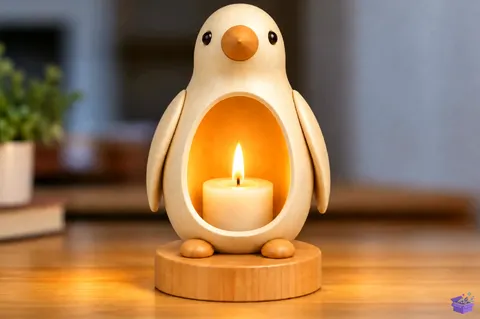 Penguin Mumluk 3D Baskı STL - 3D Baskı ve Model Dosyası (STL, OBJ, 3MF) - 3D Baskı  İndir (STL, OBJ, 3MF)