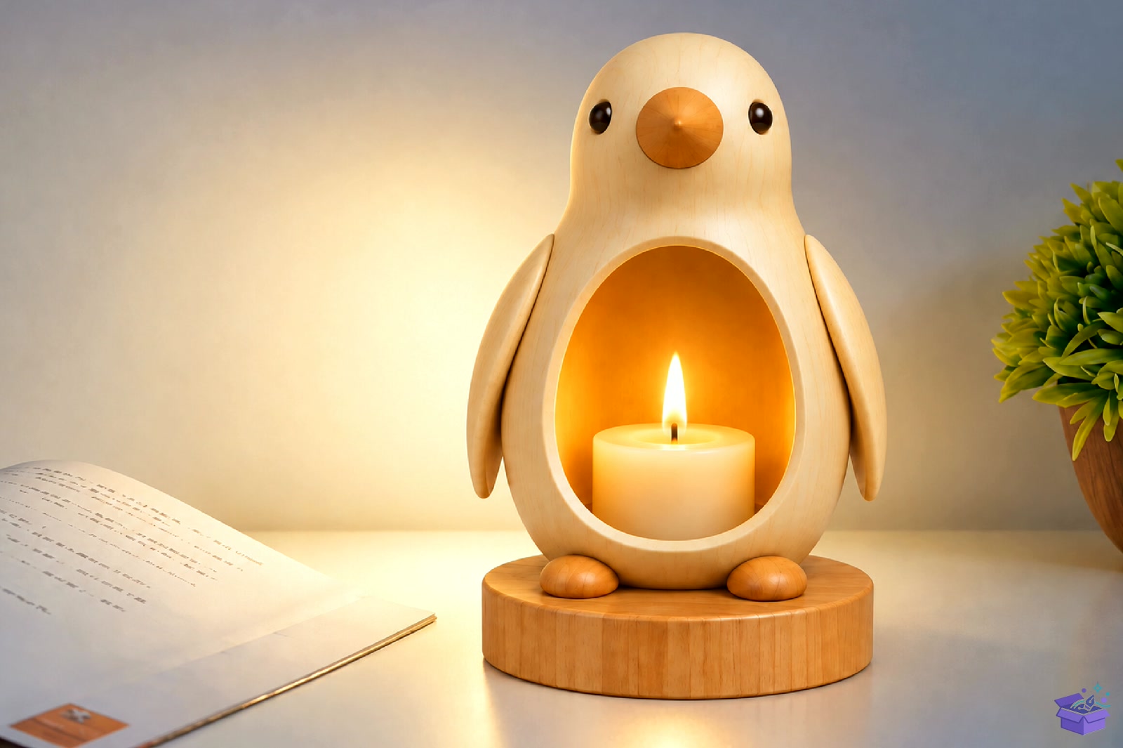 Penguin Mumluk 3D Baskı STL - 3D Baskı ve Model Dosyası (STL, OBJ, 3MF) - detaylı önizleme 2