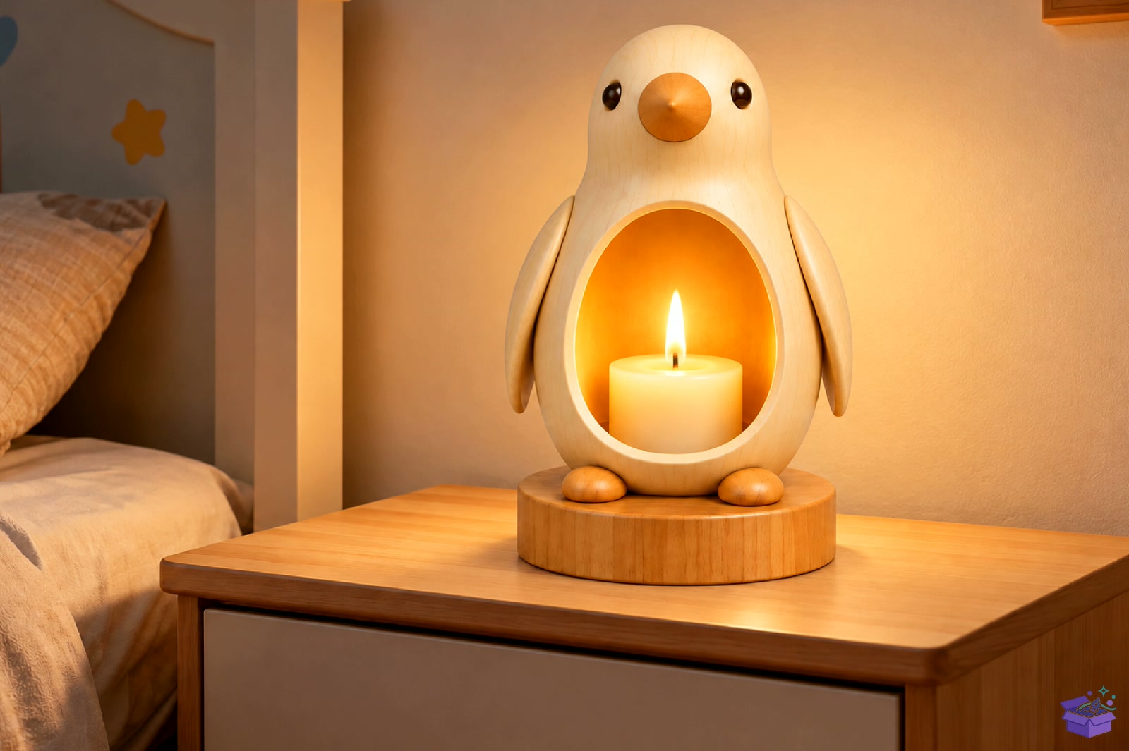 Penguin Mumluk 3D Baskı STL - 3D Baskı ve Model Dosyası (STL, OBJ, 3MF) - detaylı önizleme 3