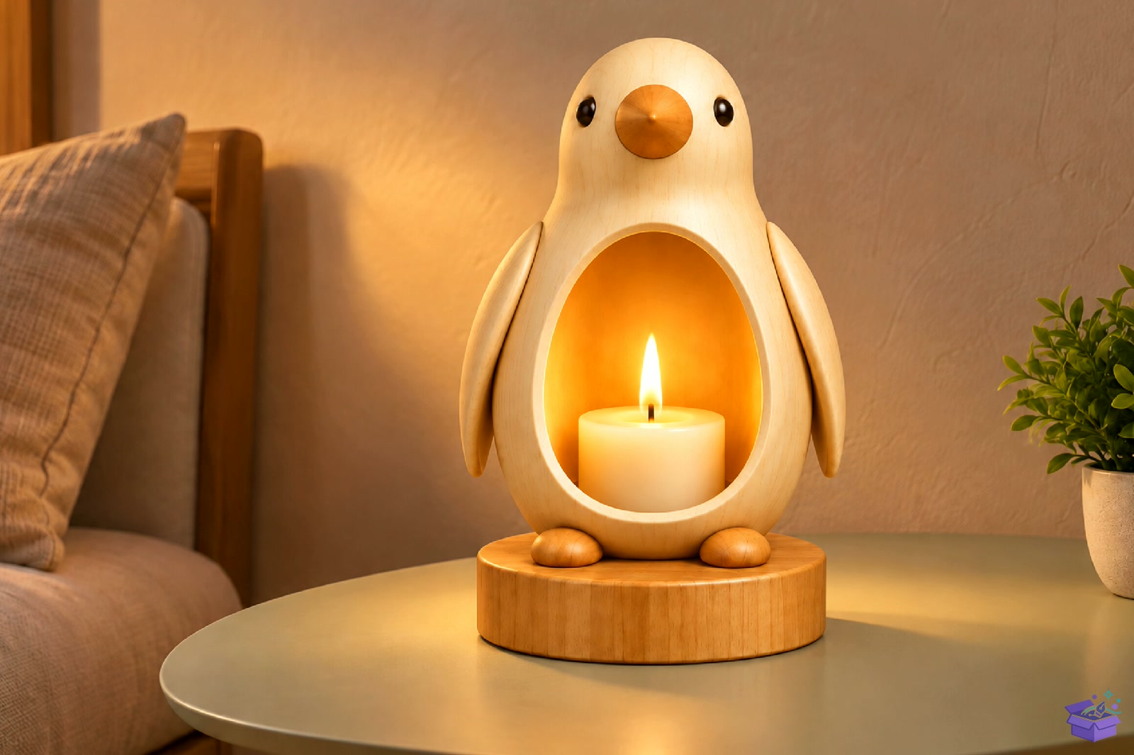Penguin Mumluk 3D Baskı STL - 3D Baskı ve Model Dosyası (STL, OBJ, 3MF) - detaylı önizleme 4