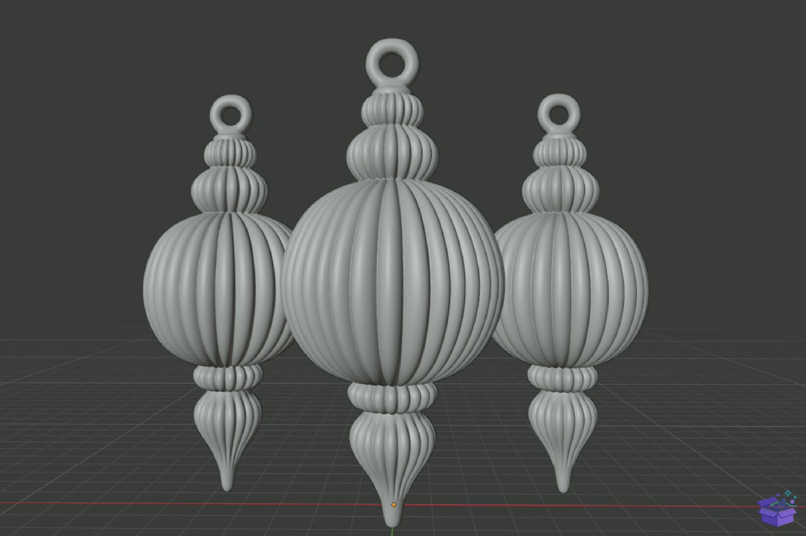 Yılbaşı Ağaç Süsü STL 3D Baskı - 3D Baskı ve Model Dosyası (STL, OBJ, 3MF) - detaylı önizleme 6