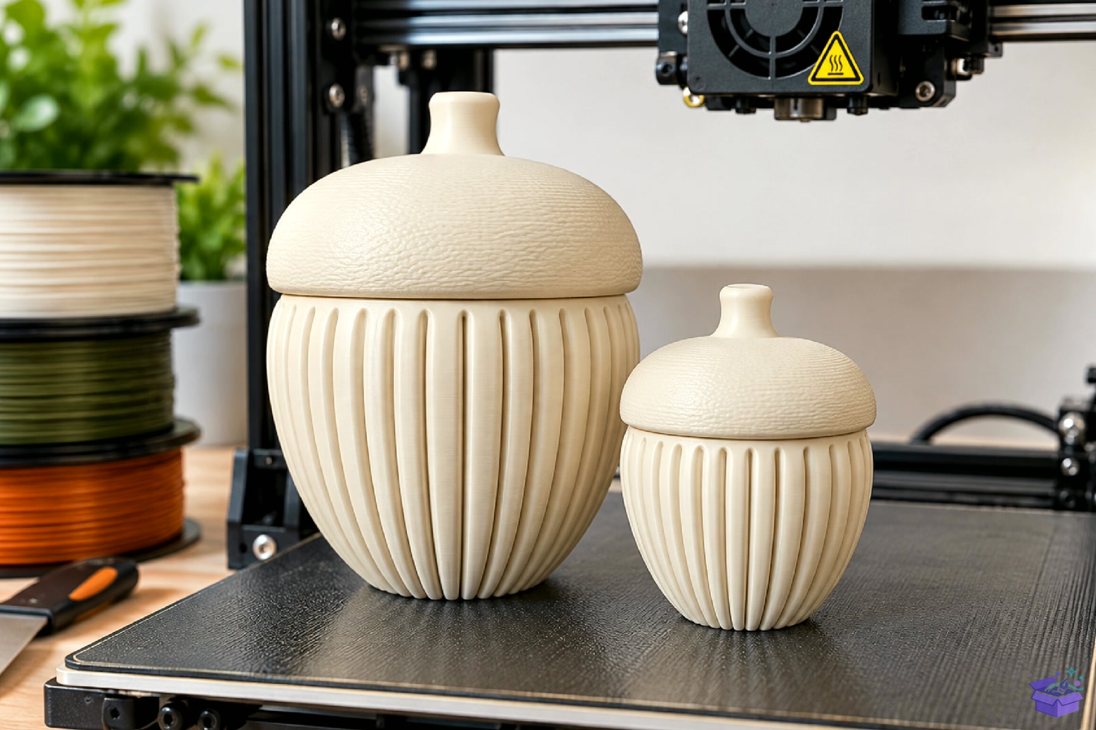 Acorn Container 3D Baskı STL - 3D Baskı ve Model Dosyası (STL, OBJ, 3MF) - detaylı önizleme 5