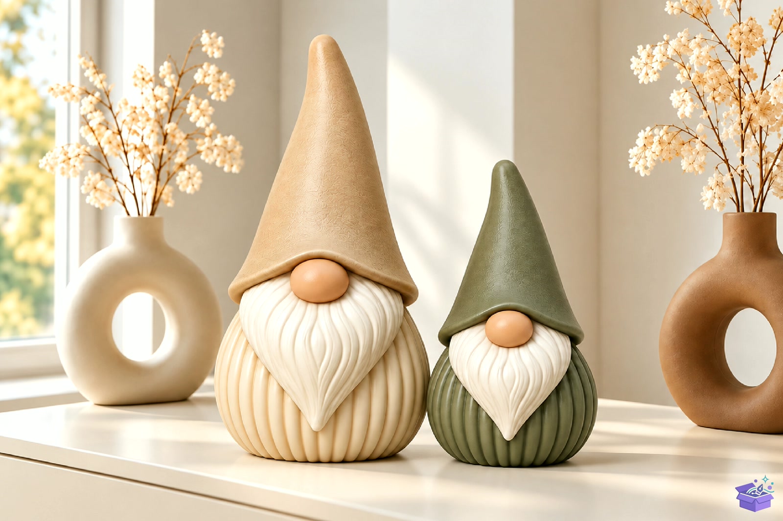 Yılbaşı Gnome Decoration STL 3D Baskı - 3D Baskı ve Model Dosyası (STL, OBJ, 3MF)