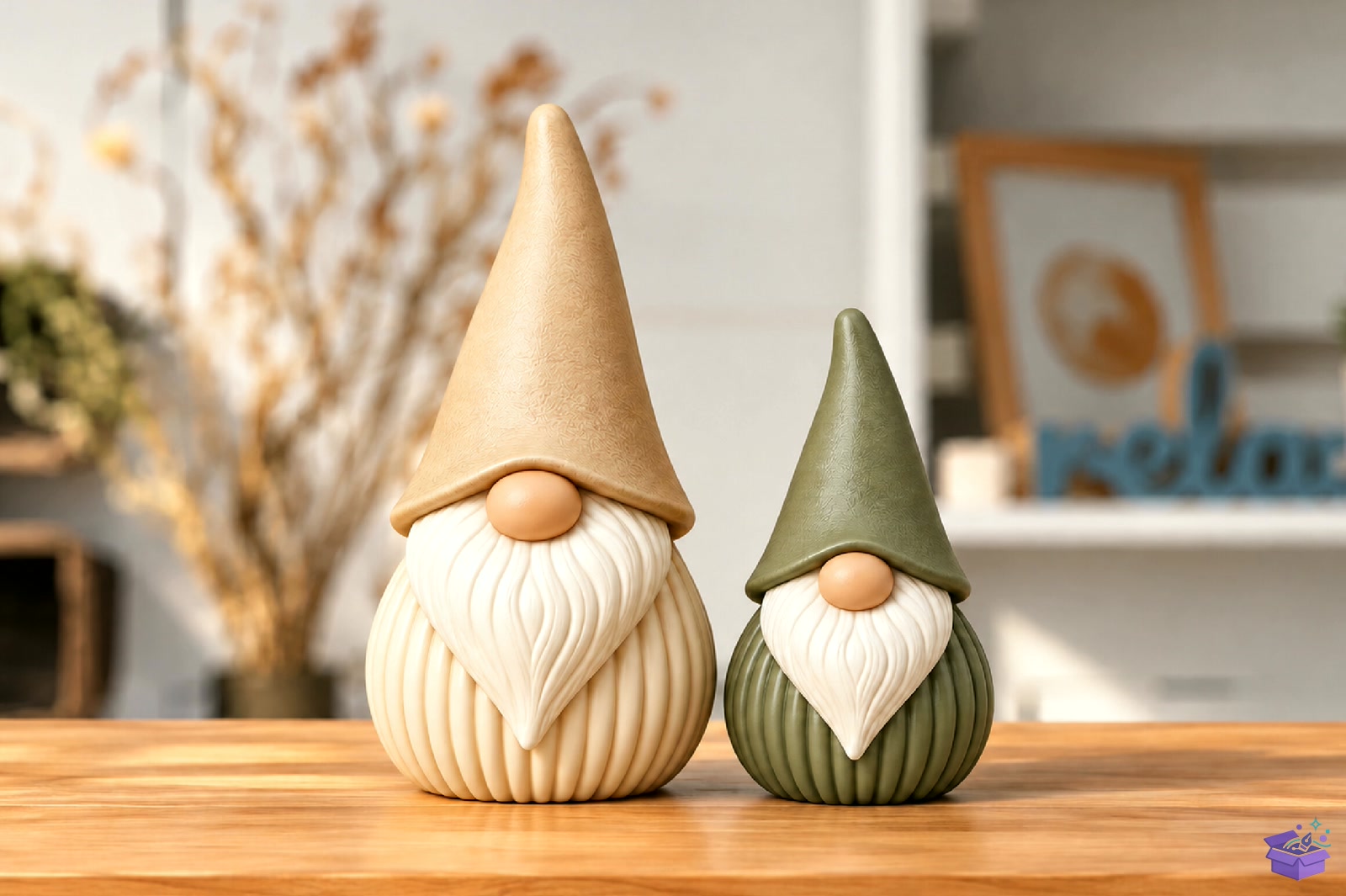 Yılbaşı Gnome Decoration STL 3D Baskı - 3D Baskı ve Model Dosyası (STL, OBJ, 3MF) - detaylı önizleme 3