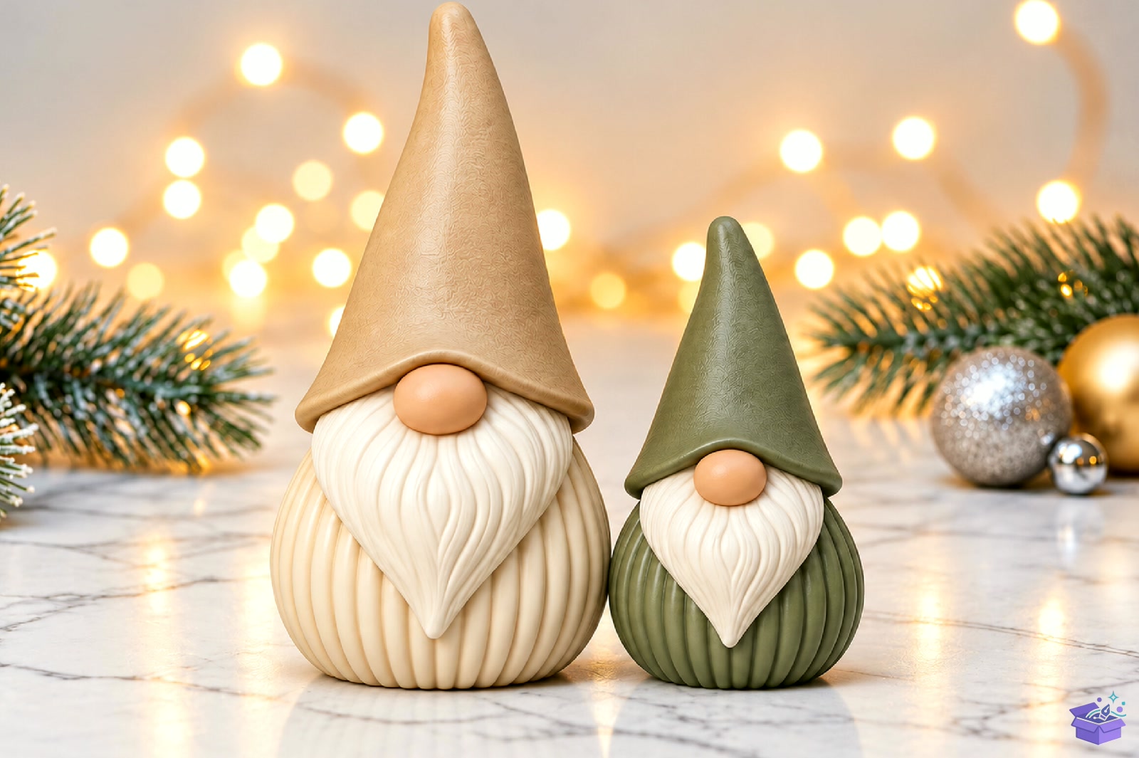 Yılbaşı Gnome Decoration STL 3D Baskı - 3D Baskı ve Model Dosyası (STL, OBJ, 3MF) - detaylı önizleme 4
