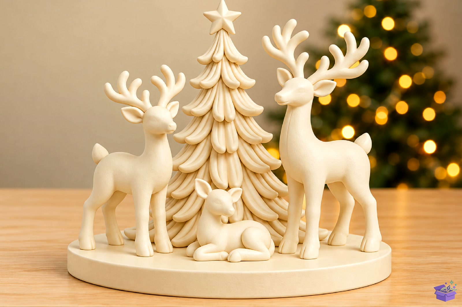 Yılbaşı Ren Geyiği Decor STL 3D Baskı - 3D Baskı ve Model Dosyası (STL, OBJ, 3MF)
