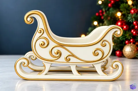 Yılbaşı Sleigh 3D Baskı STL File - 3D Baskı ve Model Dosyası (STL, OBJ, 3MF) - 3D Baskı  İndir (STL, OBJ, 3MF)