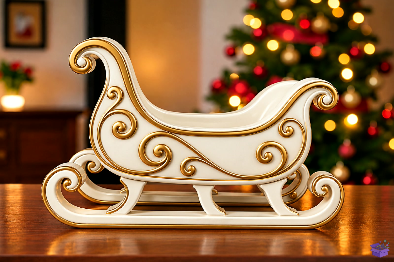 Yılbaşı Sleigh 3D Baskı STL File - 3D Baskı ve Model Dosyası (STL, OBJ, 3MF) - detaylı önizleme 2