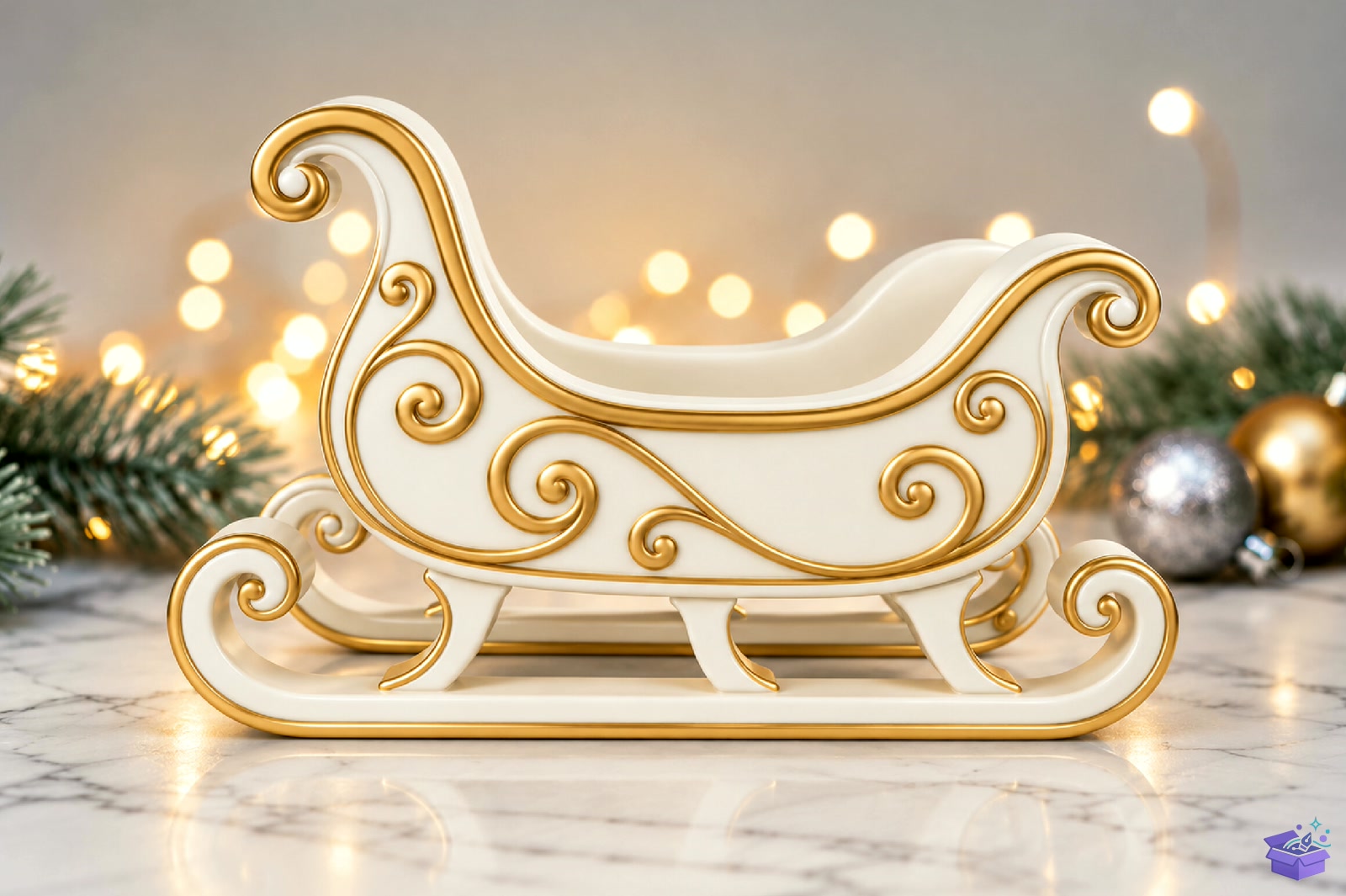 Yılbaşı Sleigh 3D Baskı STL File - 3D Baskı ve Model Dosyası (STL, OBJ, 3MF) - detaylı önizleme 3