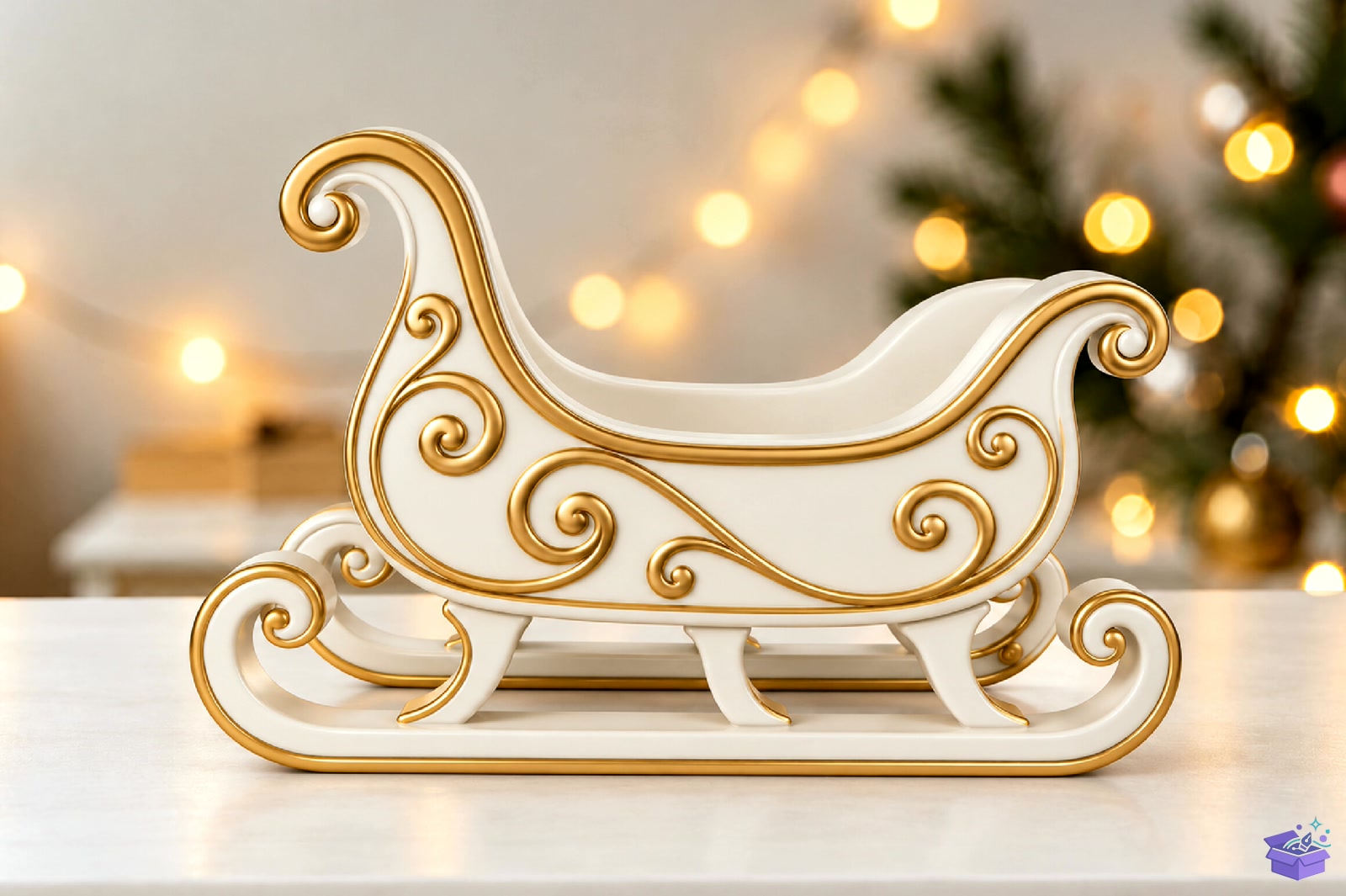 Yılbaşı Sleigh 3D Baskı STL File - 3D Baskı ve Model Dosyası (STL, OBJ, 3MF) - detaylı önizleme 4