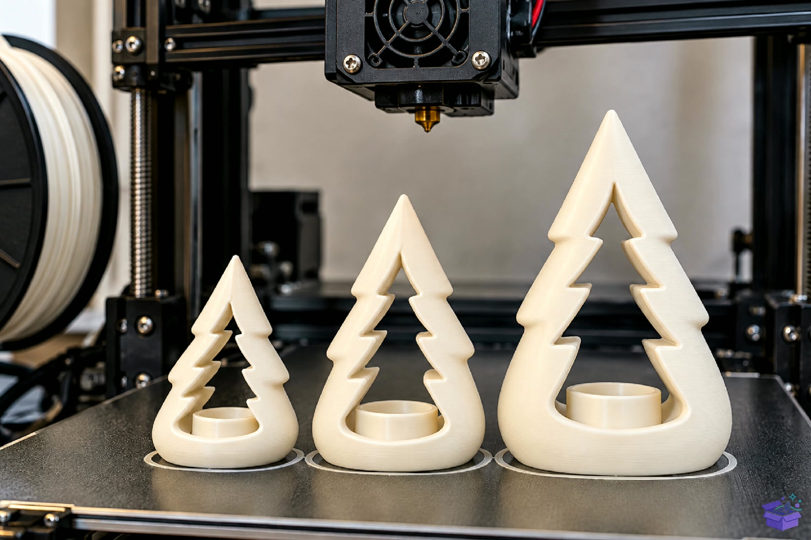 Yılbaşı Ağacı Mumluk STL 3D - 3D Baskı ve Model Dosyası (STL, OBJ, 3MF) - detaylı önizleme 5