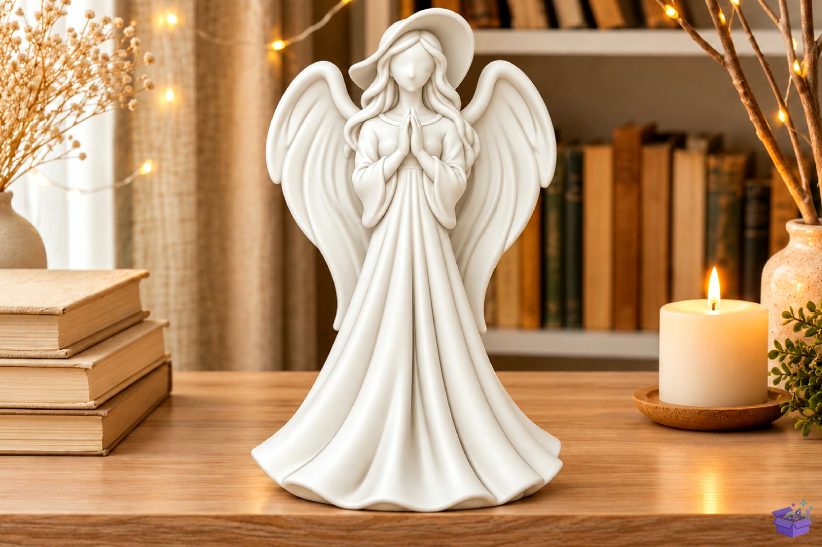 Yılbaşı Angel Figurine 3D Baskı STL - 3D Baskı ve Model Dosyası (STL, OBJ, 3MF) - detaylı önizleme 2