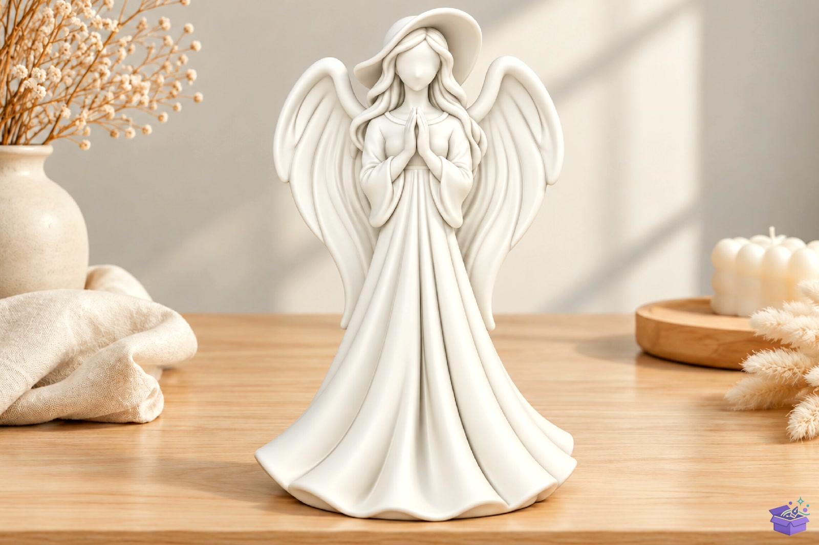 Yılbaşı Angel Figurine 3D Baskı STL - 3D Baskı ve Model Dosyası (STL, OBJ, 3MF) - detaylı önizleme 3