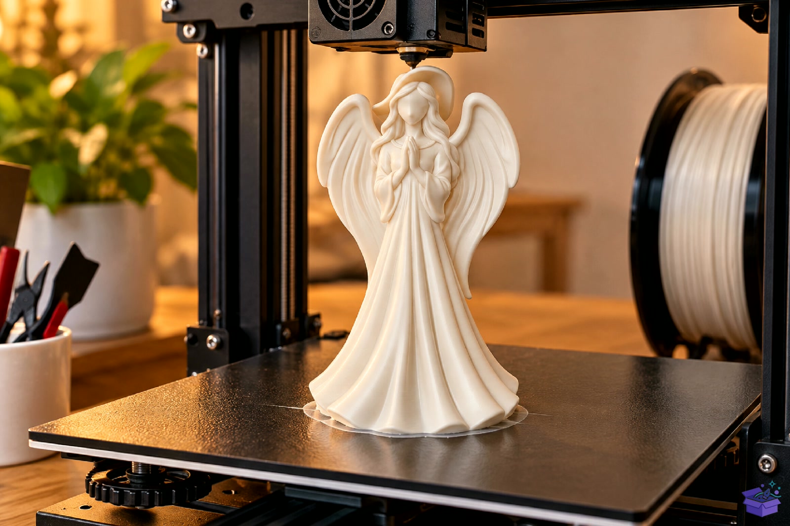 Yılbaşı Angel Figurine 3D Baskı STL - 3D Baskı ve Model Dosyası (STL, OBJ, 3MF) - detaylı önizleme 4
