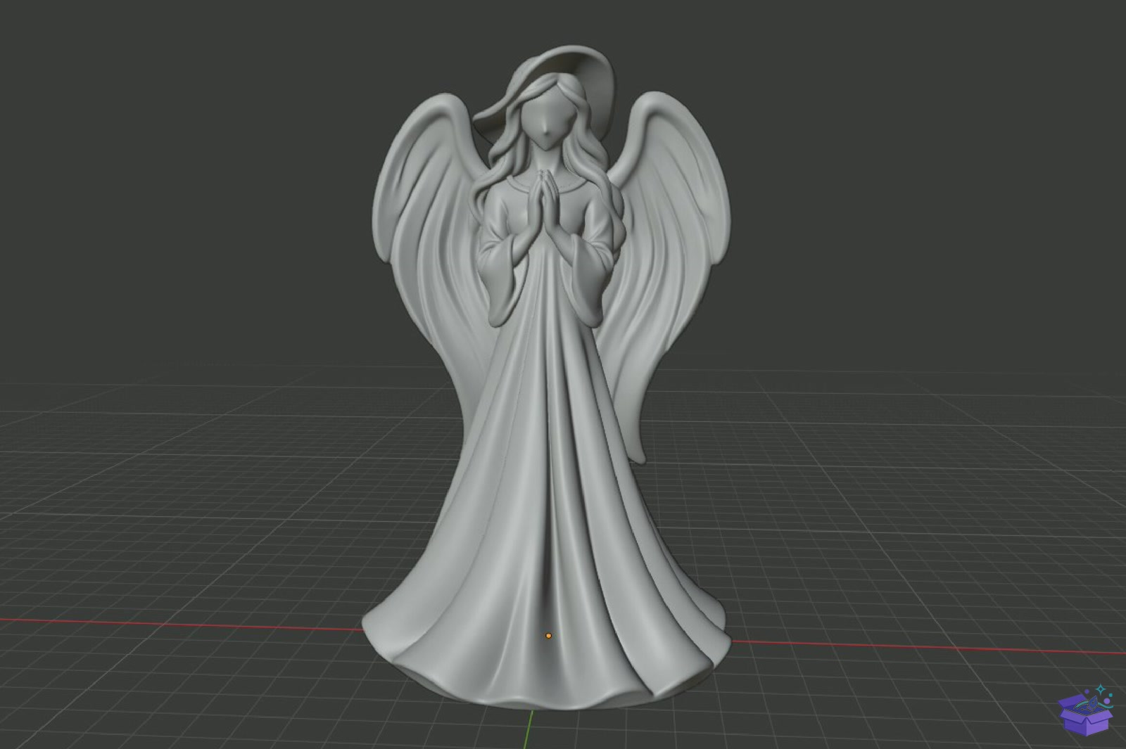 Yılbaşı Angel Figurine 3D Baskı STL - 3D Baskı ve Model Dosyası (STL, OBJ, 3MF) - detaylı önizleme 5