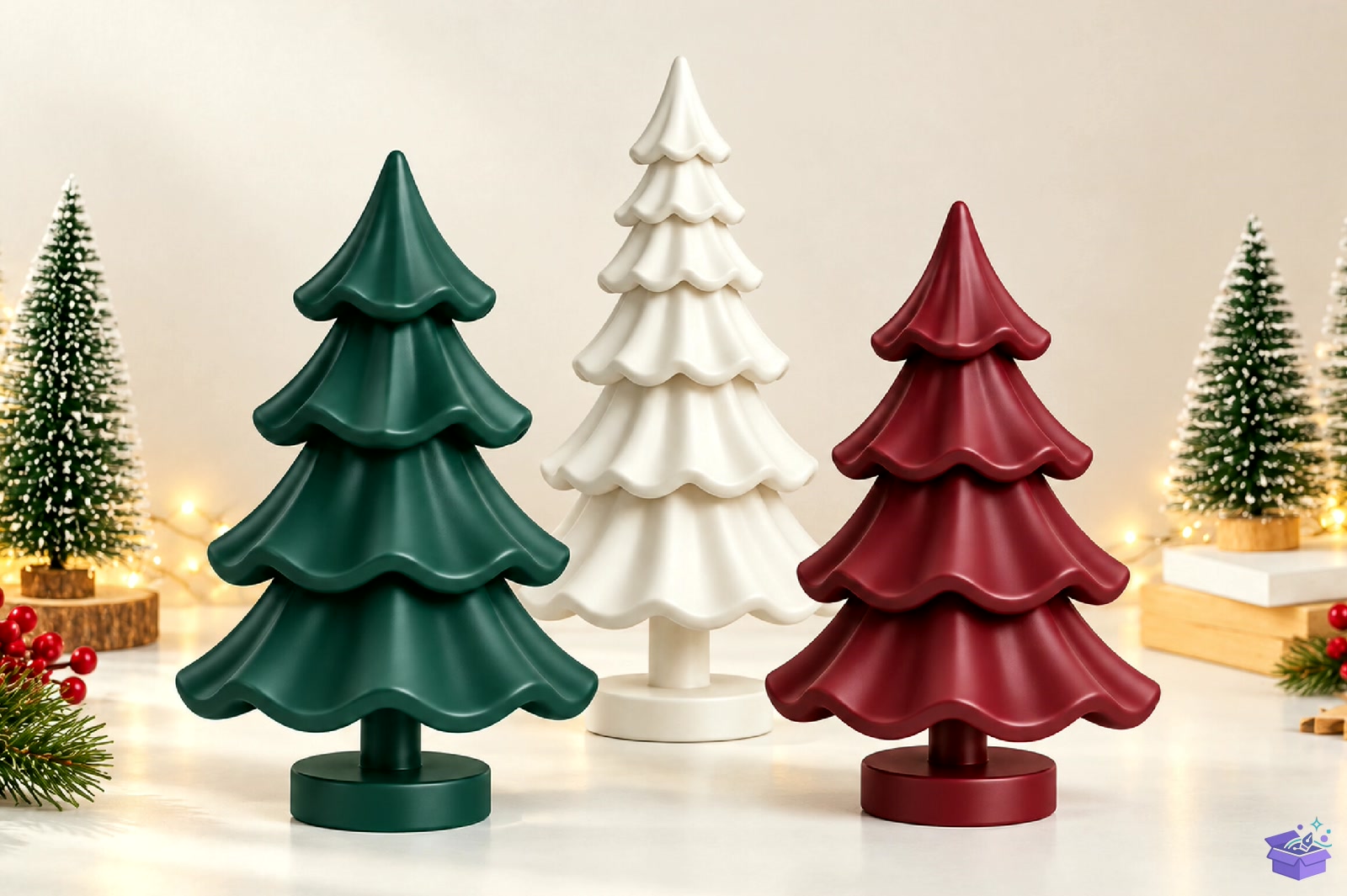 Yılbaşı Ağacı Candle 3D Baskı STL File - 3D Baskı ve Model Dosyası (STL, OBJ, 3MF) - detaylı önizleme 3