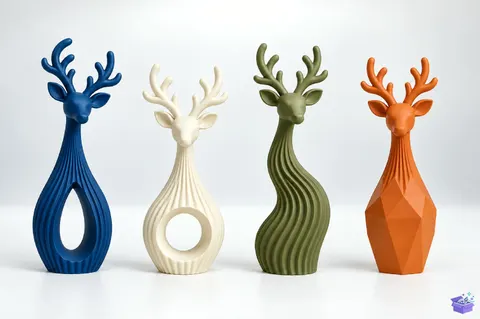 3D Printer Modern Geyik STL File - 3D Baskı ve Model Dosyası (STL, OBJ, 3MF) - 3D Baskı  İndir (STL, OBJ, 3MF)