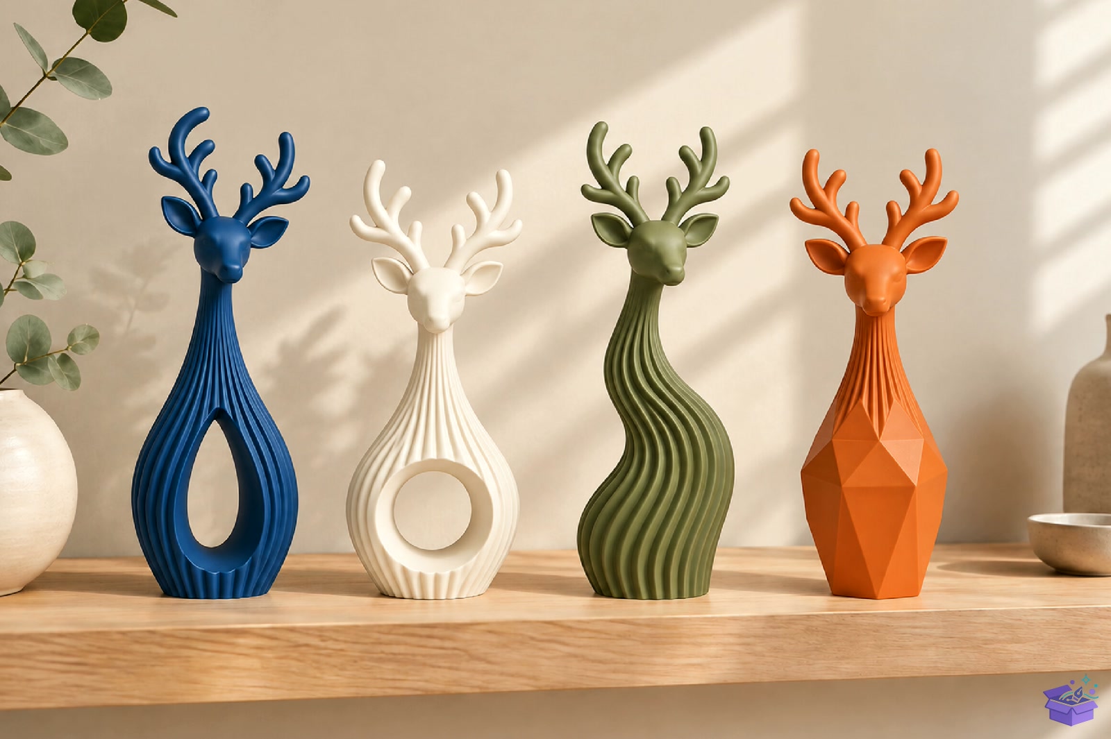 3D Printer Modern Geyik STL File - 3D Baskı ve Model Dosyası (STL, OBJ, 3MF) - detaylı önizleme 4
