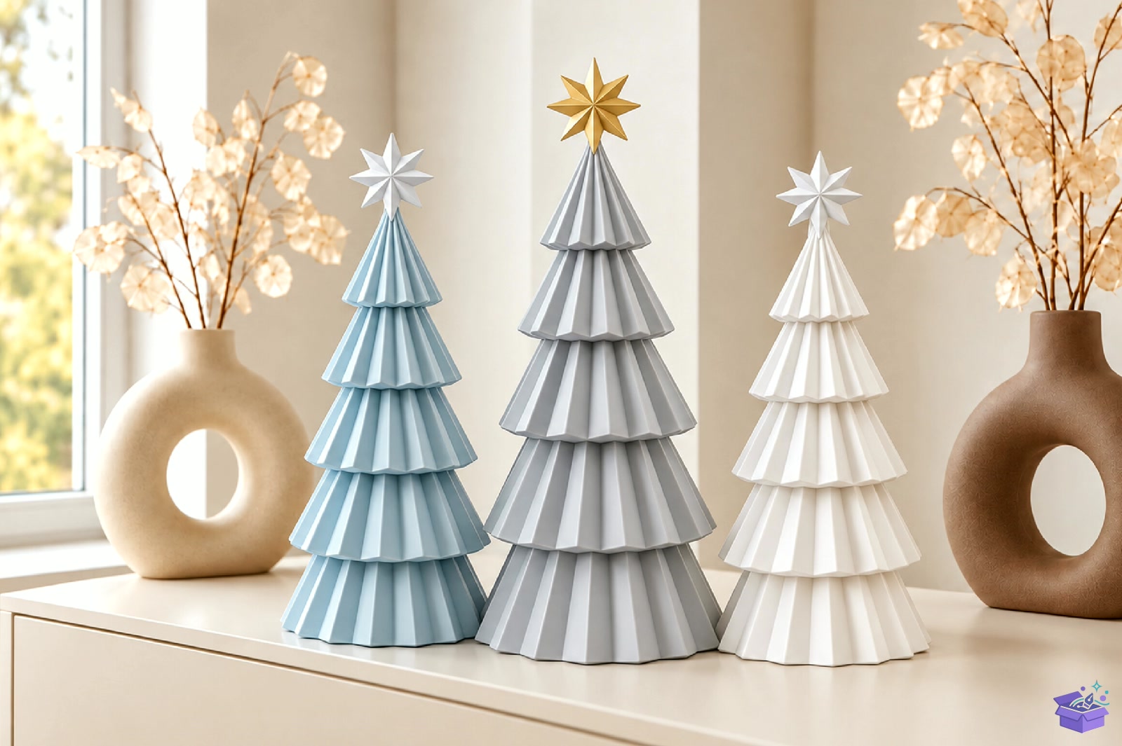 Modern Yılbaşı Ağacı 3D Baskı STL File - 3D Baskı ve Model Dosyası (STL, OBJ, 3MF) - detaylı önizleme 2