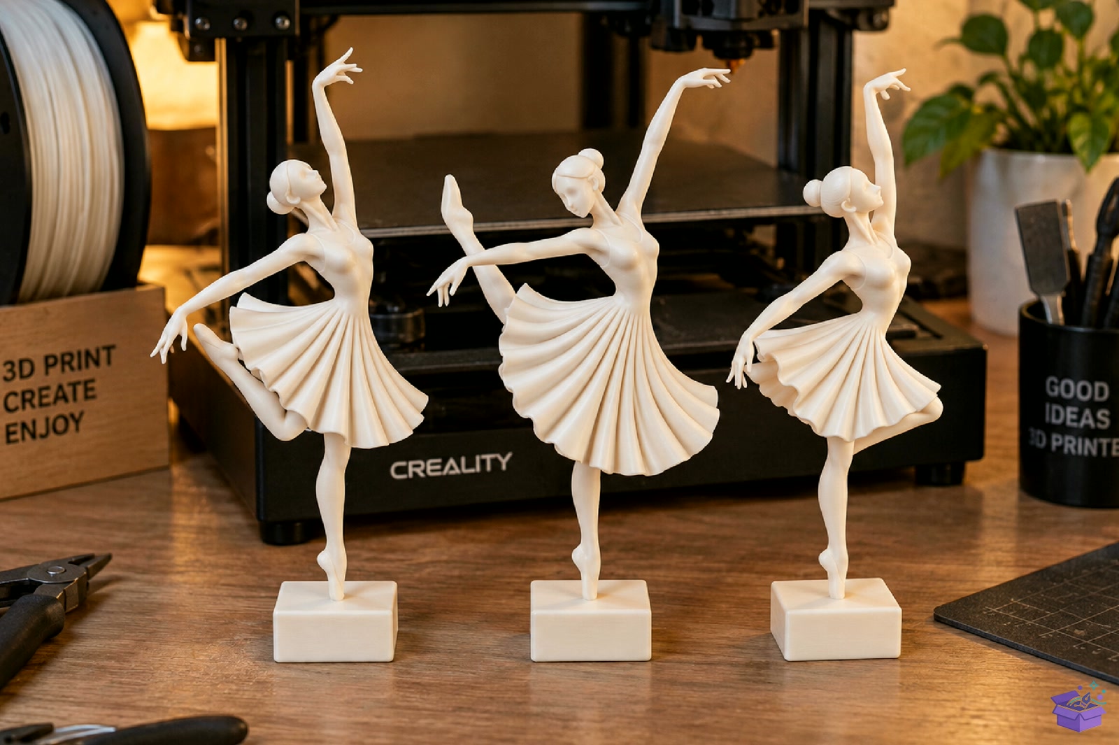 Elegant Ballerina 3D Baskı STL File - 3D Baskı ve Model Dosyası (STL, OBJ, 3MF) - detaylı önizleme 5