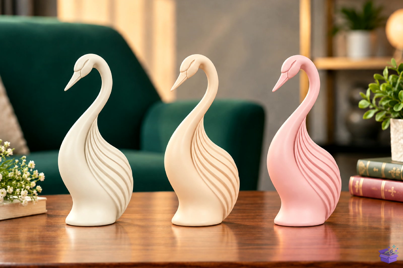 Elegant Swan Figurine STL 3D Baskı - 3D Baskı ve Model Dosyası (STL, OBJ, 3MF) - detaylı önizleme 4