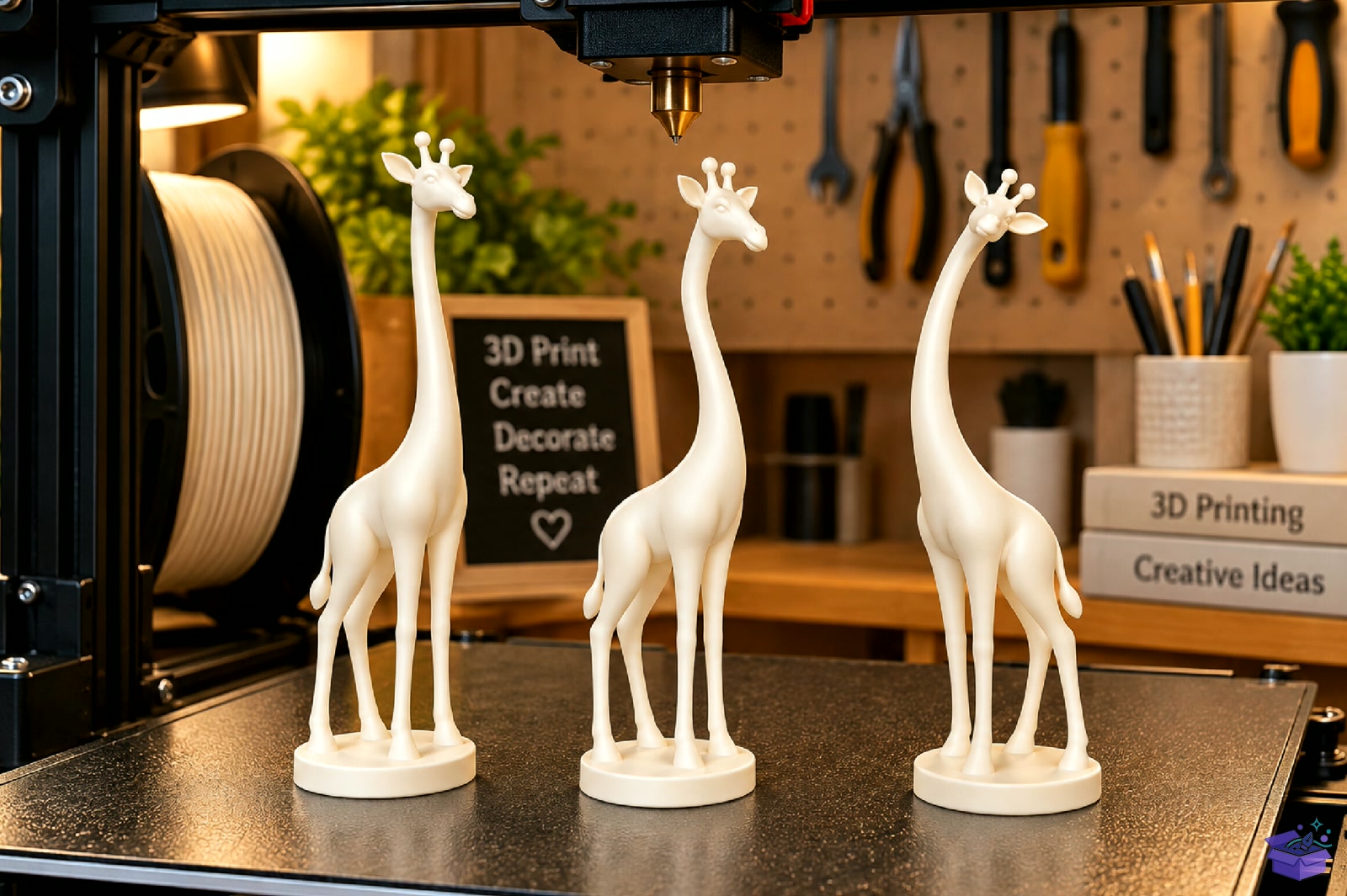 Giraffe Figurine STL 3D Baskı - 3D Baskı ve Model Dosyası (STL, OBJ, 3MF) - detaylı önizleme 5