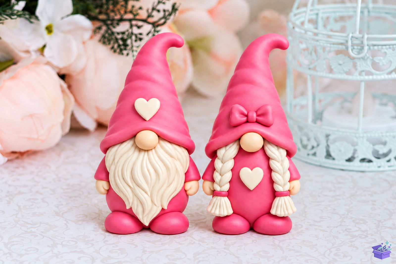 Gnome Couple STL 3D Baskı Models - 3D Baskı ve Model Dosyası (STL, OBJ, 3MF) - detaylı önizleme 2