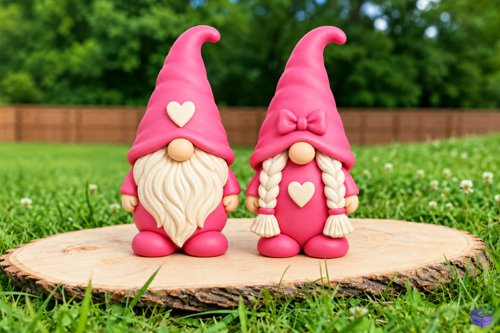 Gnome Couple STL 3D Baskı Models - 3D Baskı ve Model Dosyası (STL, OBJ, 3MF) - detaylı önizleme 4