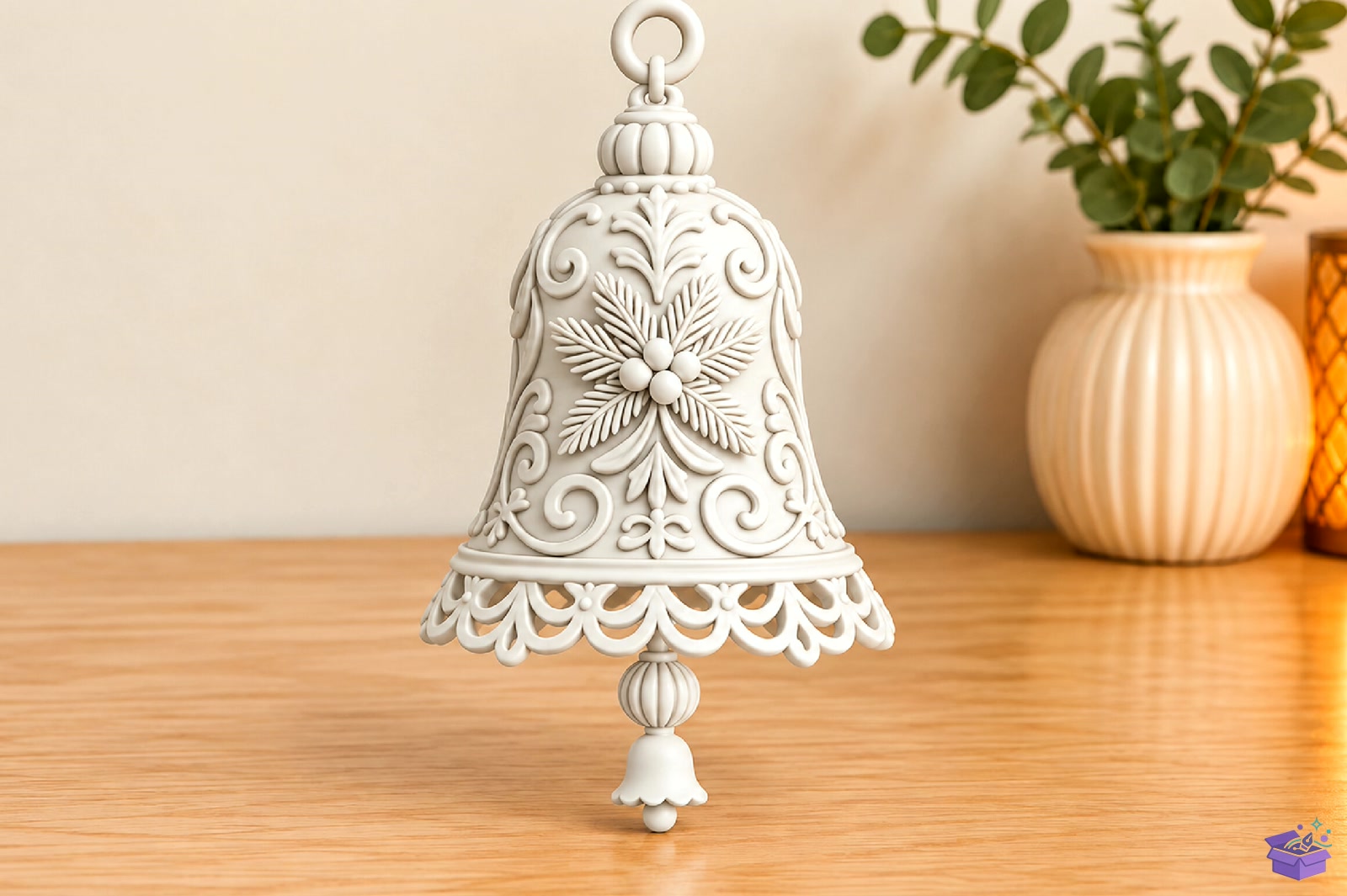 Yılbaşı Bell Süs STL 3D Baskı - 3D Baskı ve Model Dosyası (STL, OBJ, 3MF) - detaylı önizleme 2