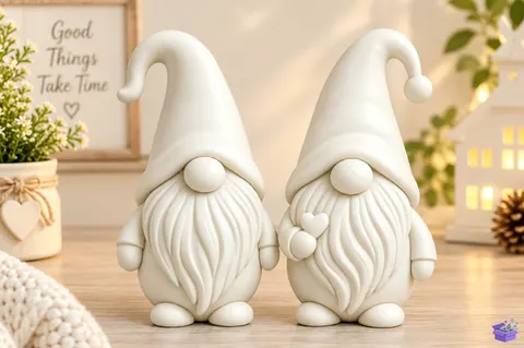 Yılbaşı Gnome Couple STL 3D Baskı - 3D Baskı ve Model Dosyası (STL, OBJ, 3MF) - 3D Baskı  İndir (STL, OBJ, 3MF)