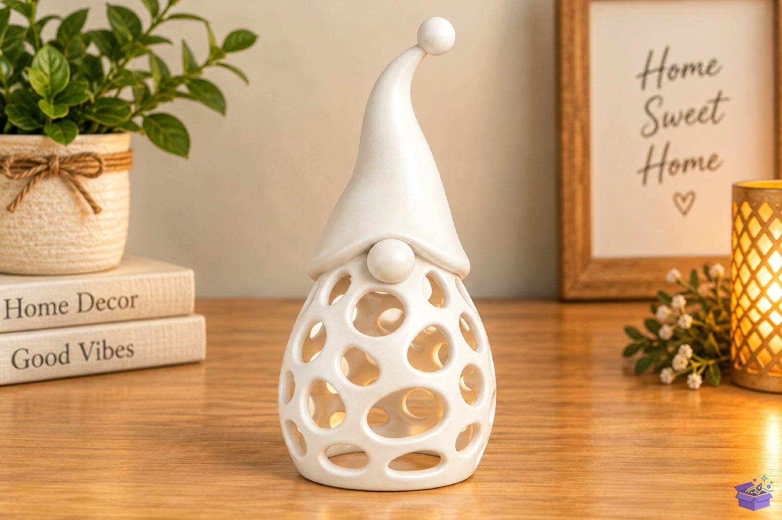 Yılbaşı Gnome Fener STL 3D Baskı - 3D Baskı ve Model Dosyası (STL, OBJ, 3MF) - detaylı önizleme 5