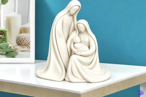 Minimalist Holy Family Heykel Biblo 3D Baskı - 3D Baskı ve Model Dosyası (STL, OBJ, 3MF) - 3D Baskı  İndir (STL, OBJ, 3MF)