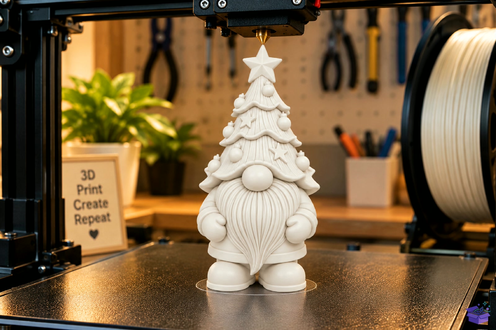 Yılbaşı Ağacı Gnome STL 3D Baskı - 3D Baskı ve Model Dosyası (STL, OBJ, 3MF) - detaylı önizleme 4