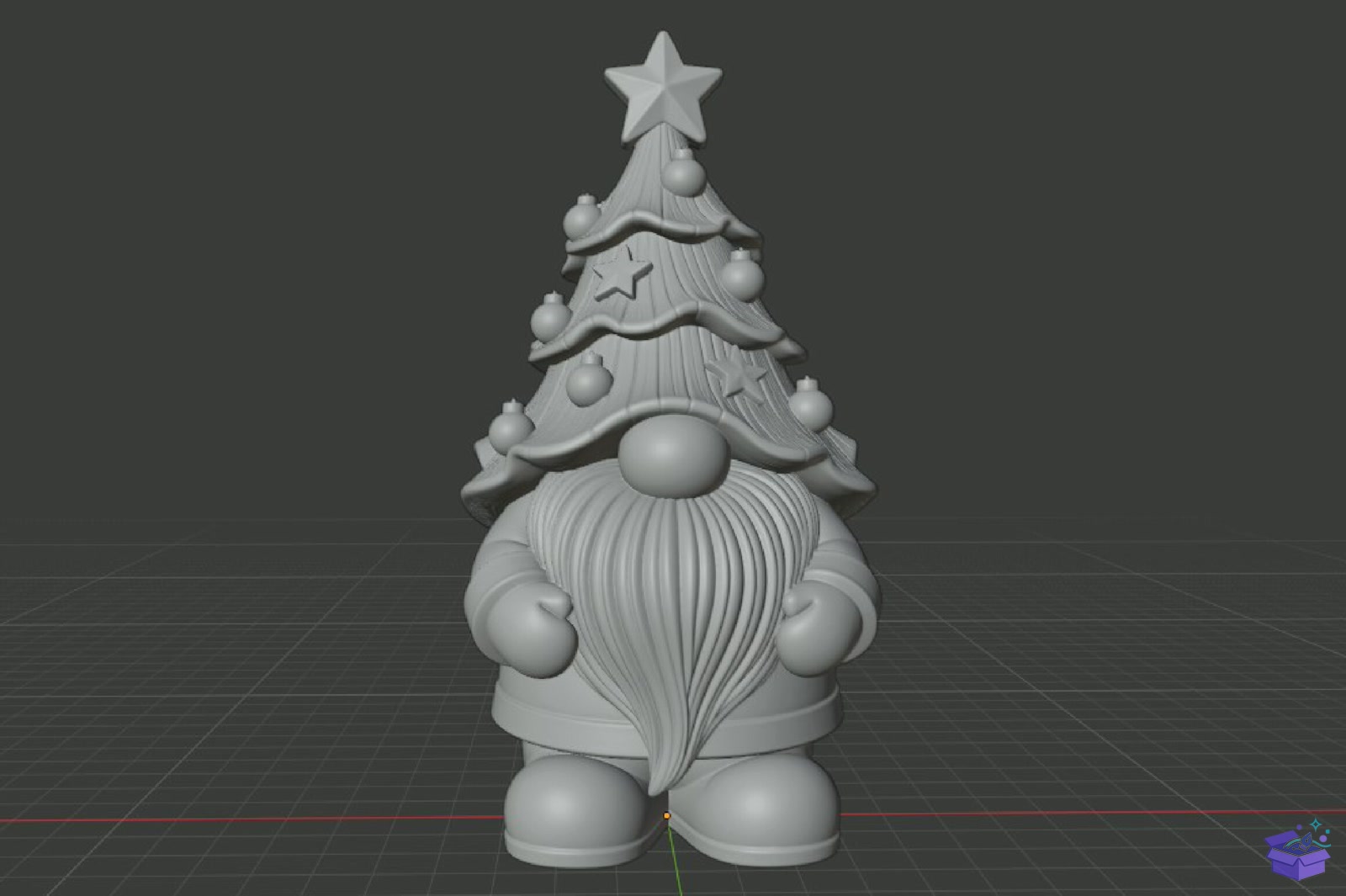 Yılbaşı Ağacı Gnome STL 3D Baskı - 3D Baskı ve Model Dosyası (STL, OBJ, 3MF) - detaylı önizleme 5