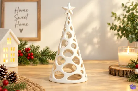 Yılbaşı Ağacı Fener STL 3D Baskı - 3D Baskı ve Model Dosyası (STL, OBJ, 3MF) - 3D Baskı  İndir (STL, OBJ, 3MF)