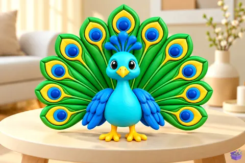 Peacock Decor STL 3D Baskı - 3D Baskı ve Model Dosyası (STL, OBJ, 3MF) - 3D Baskı  İndir (STL, OBJ, 3MF)