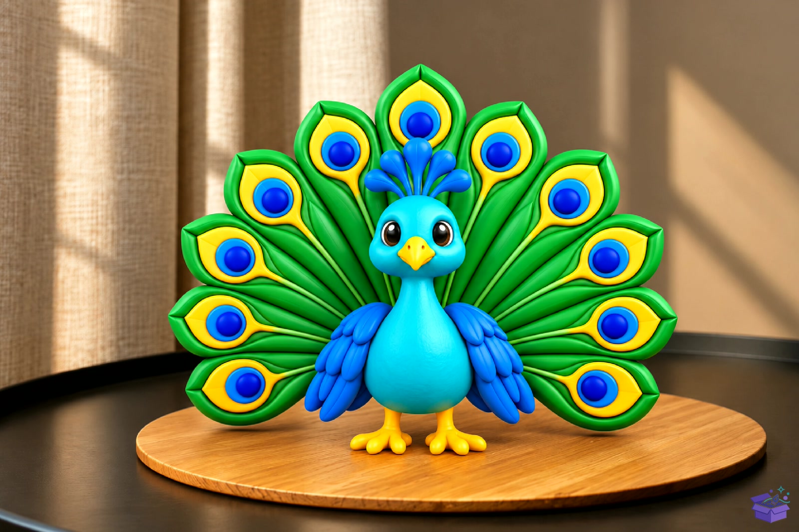 Peacock Decor STL 3D Baskı - 3D Baskı ve Model Dosyası (STL, OBJ, 3MF) - detaylı önizleme 2