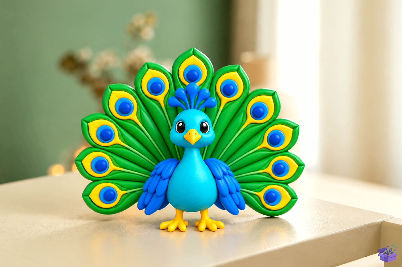 Peacock Decor STL 3D Baskı - 3D Baskı ve Model Dosyası (STL, OBJ, 3MF) - detaylı önizleme 3